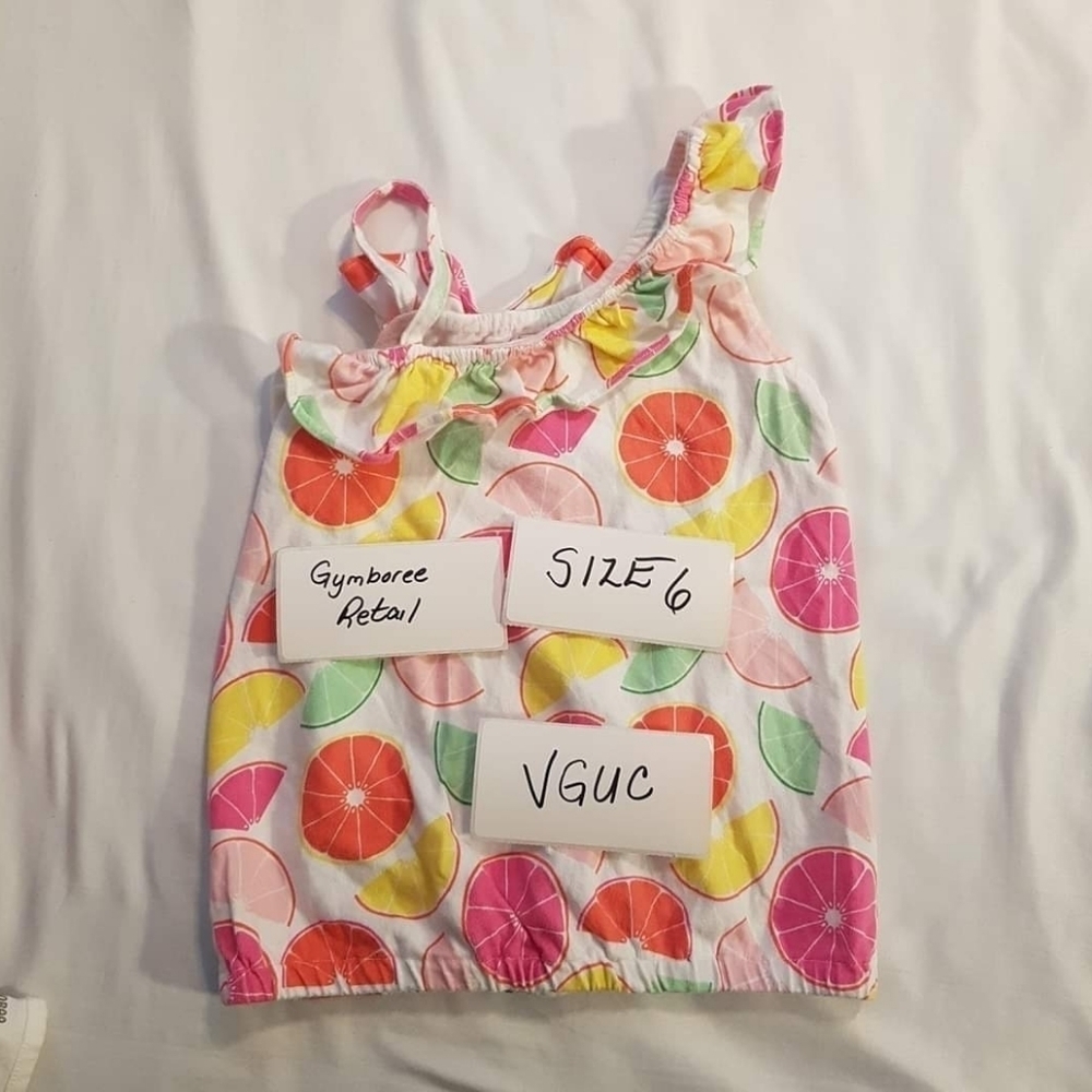 Gymboree citrus top size 6